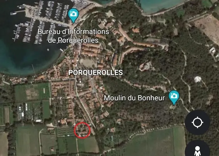 Maison Les Lauriers Roses Vue Sur Le Maquis De Porquerolles *